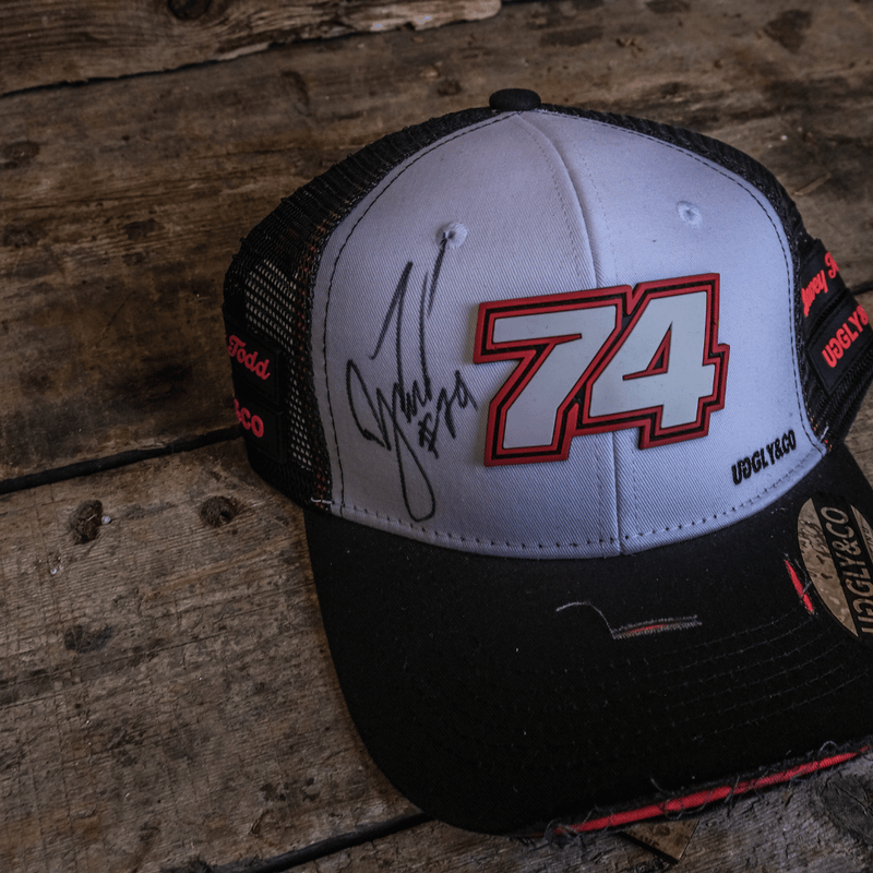 Official Davey Todd Merchandise Trucker Hat - White & Black