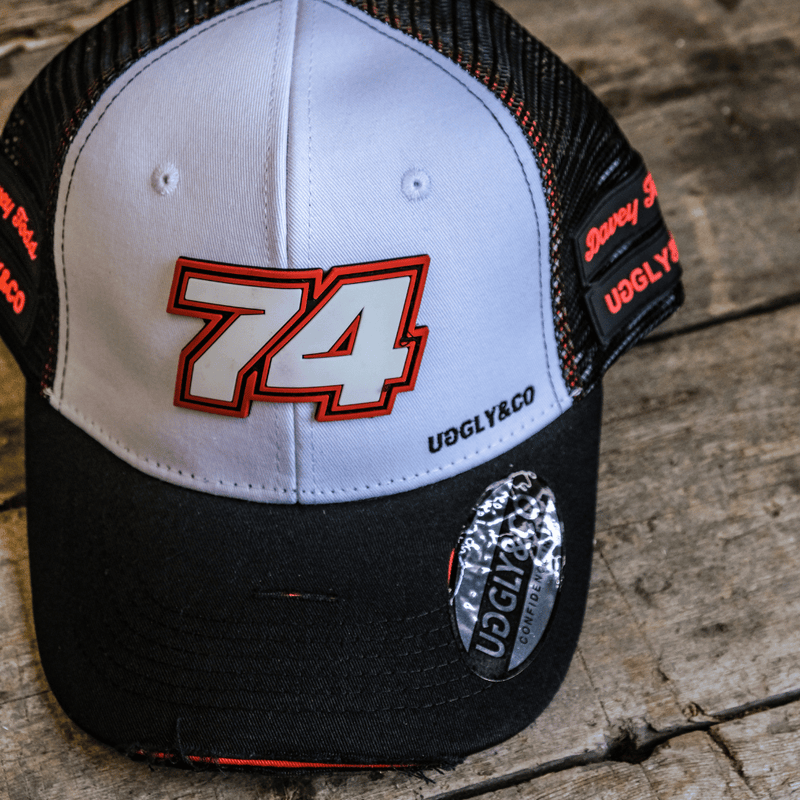 Official Davey Todd Merchandise Trucker Hat - White & Black