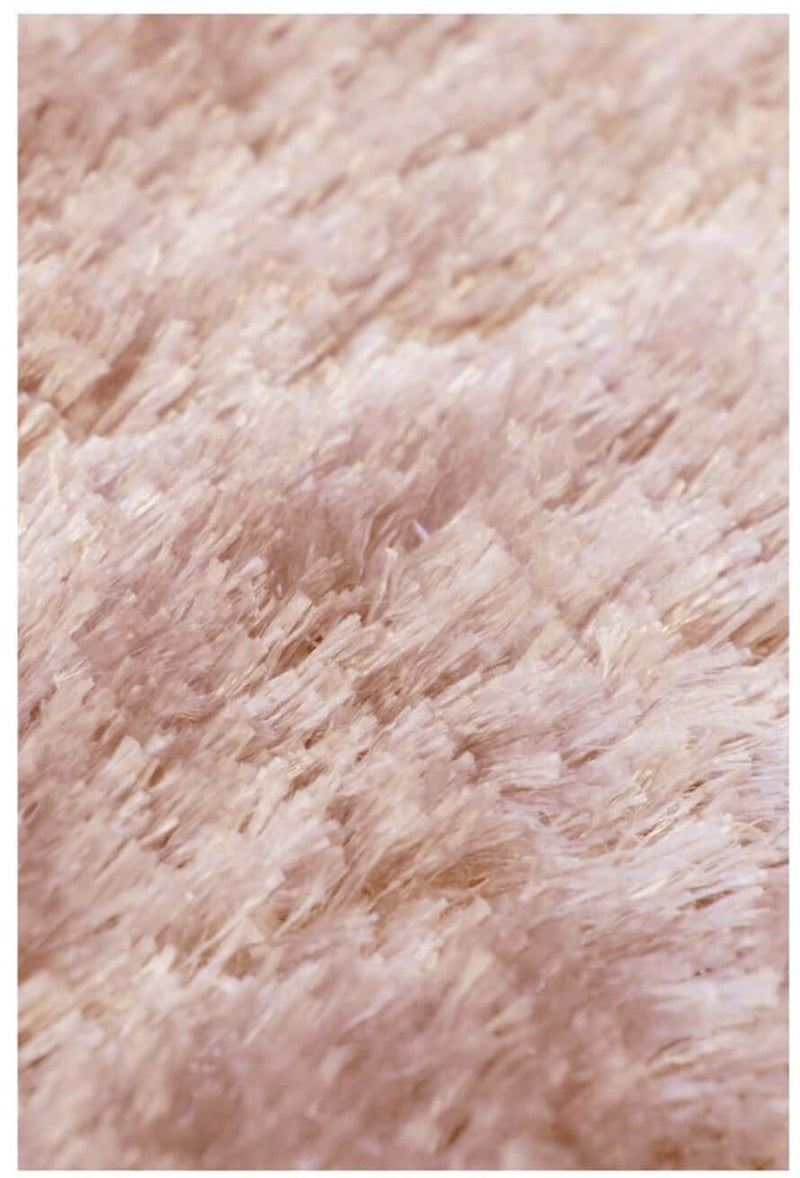 Shimmer Pink Supersoft Shaggy Rug | ODS33