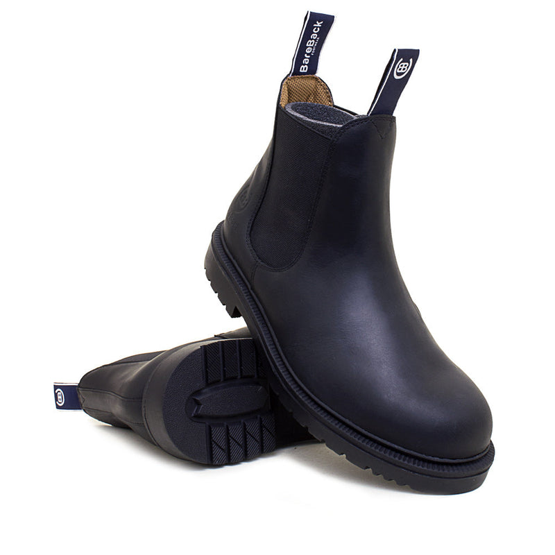 Detroit Steel Toe Cap Work Boots -  Black