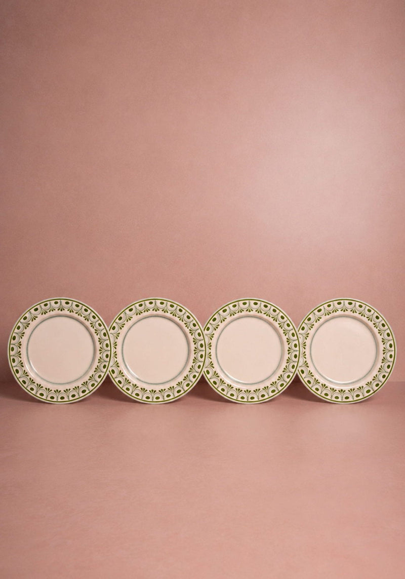 Cordelia Dinner Plate, Green