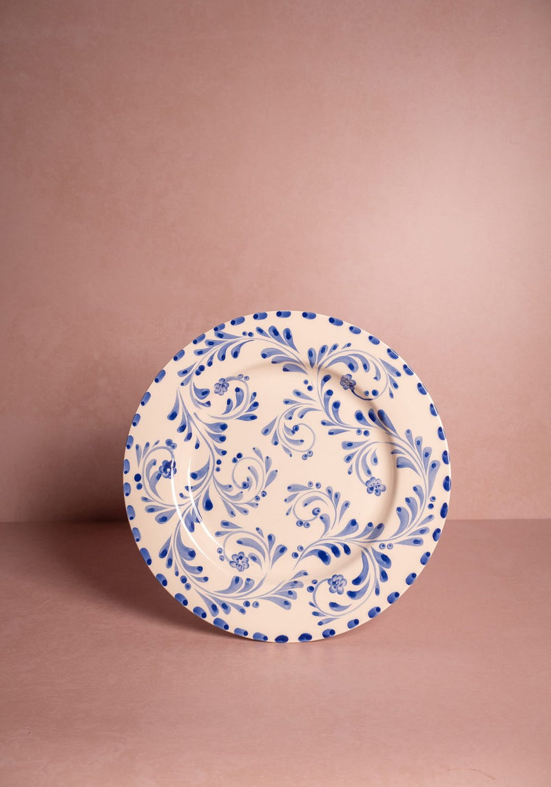 Sophia Dinner Plate, Blue