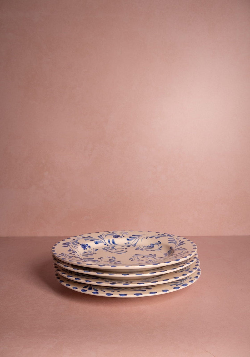 Sophia Dinner Plate, Blue