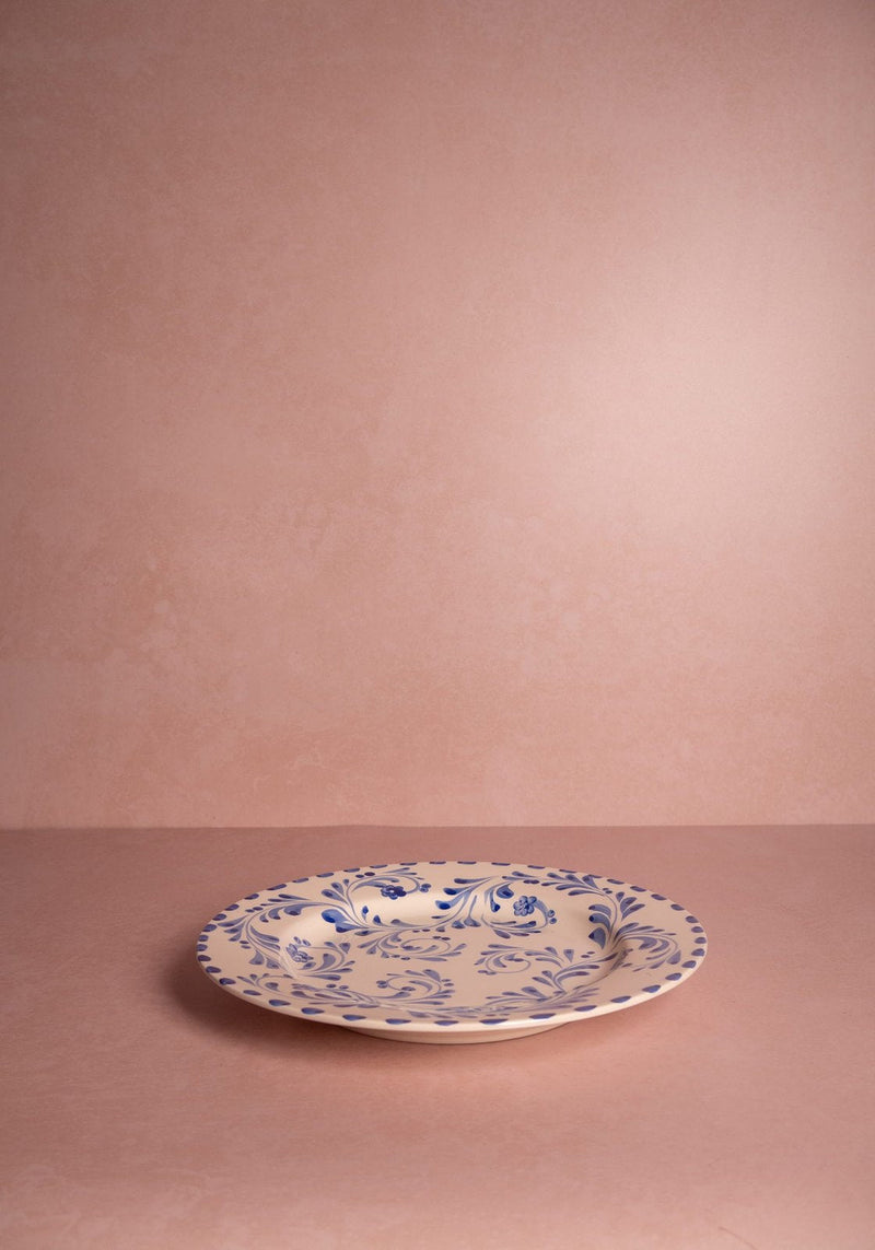 Sophia Dinner Plate, Blue