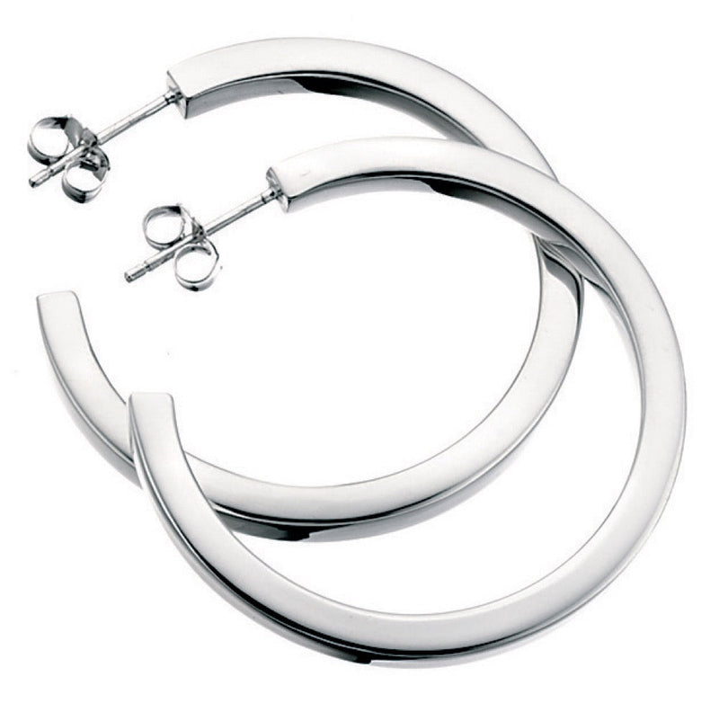 Beginnings Square Cut Hoop Earrings