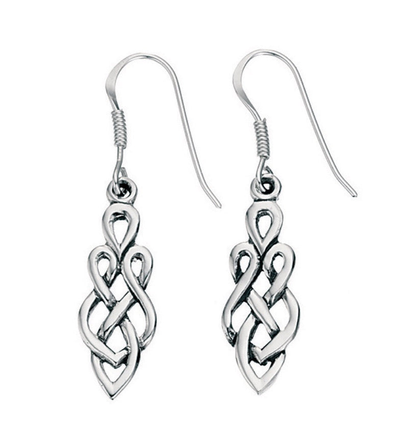 Beginnings Celtic Design Drop Earrings
