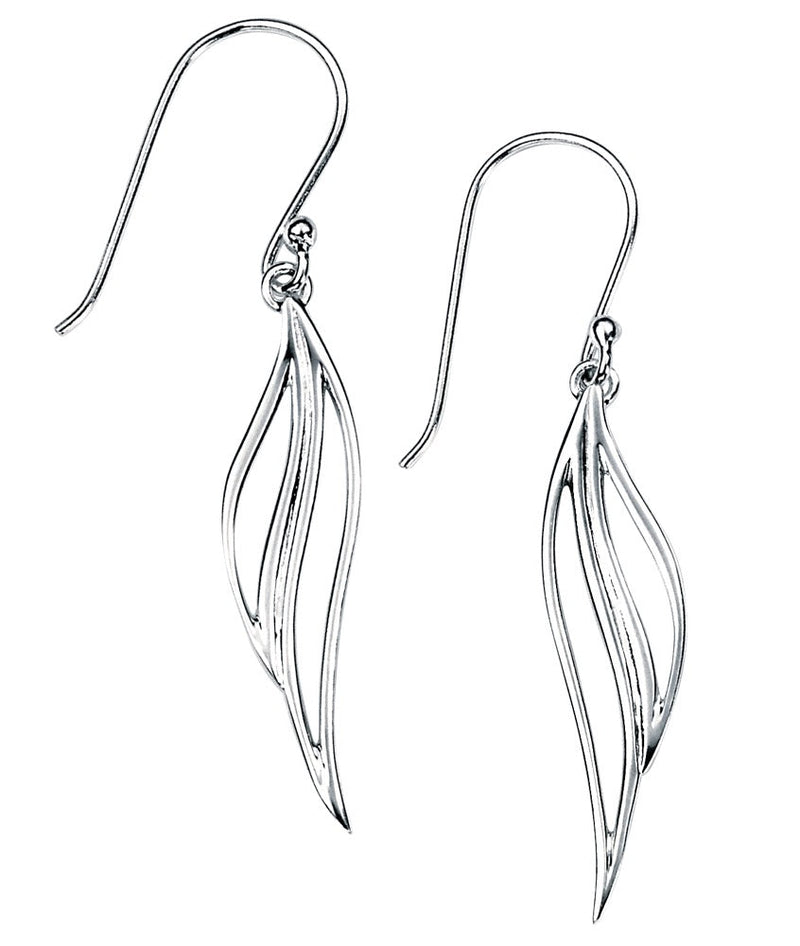 Beginnings Open Leaf Drop Earrings