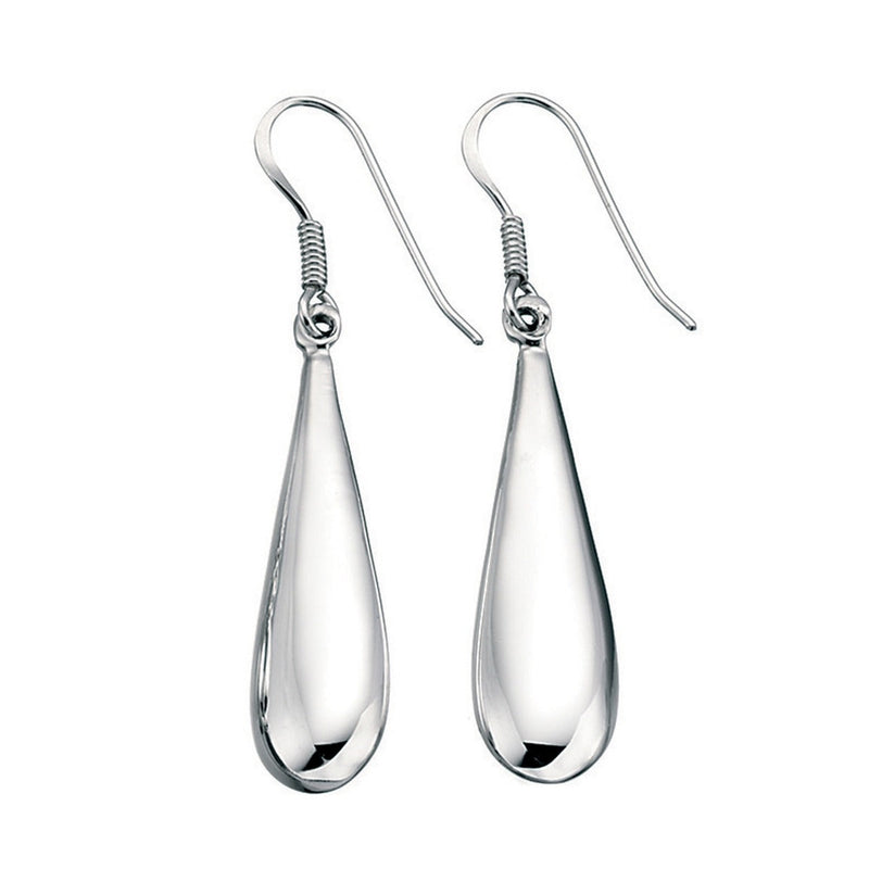 Beginnings Plain Organic Drop Earrings