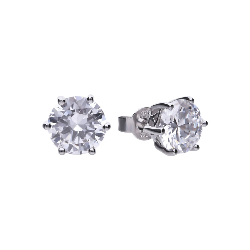 Diamonfire Six Claw Carat Stud Earrings