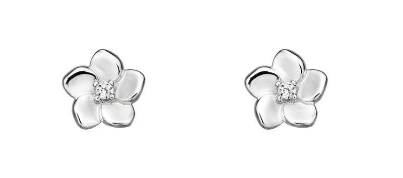 Beginnings Cubic Zirconia Cherry Blossom Earrings
