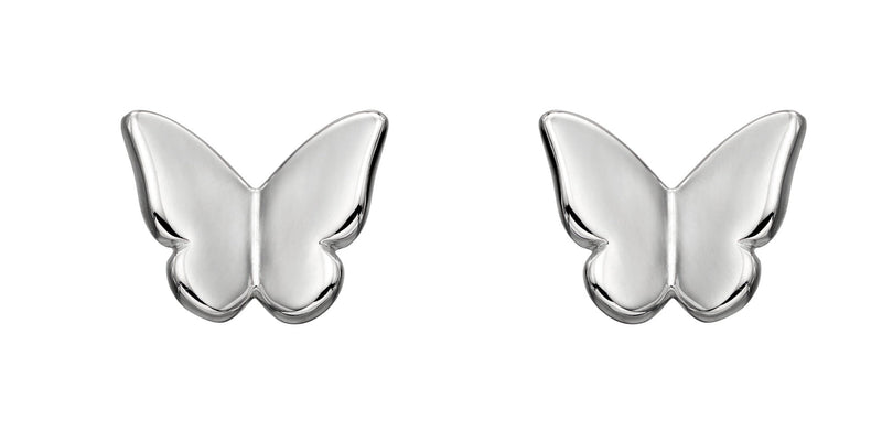 Beginnings Silver Butterfly Stud Earrings