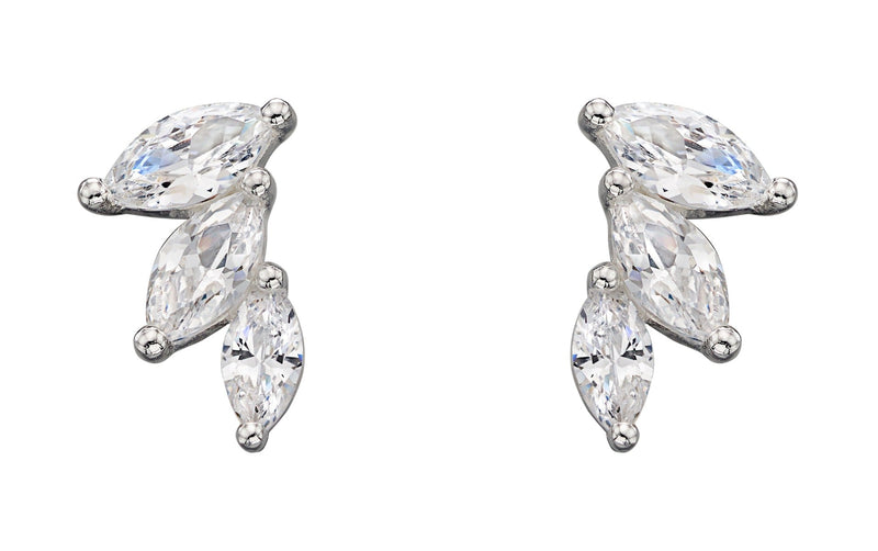 Beginnings Cubic Zirconia Marquise Earrings