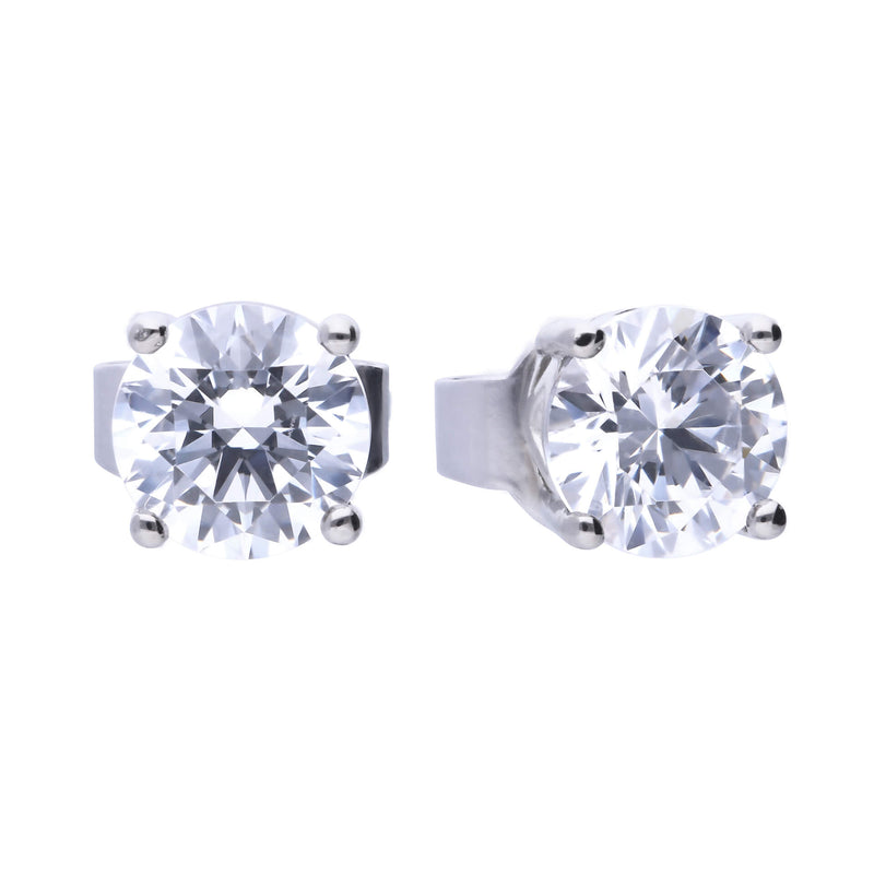 Diamonfire Four Claw Carat Stud Earrings