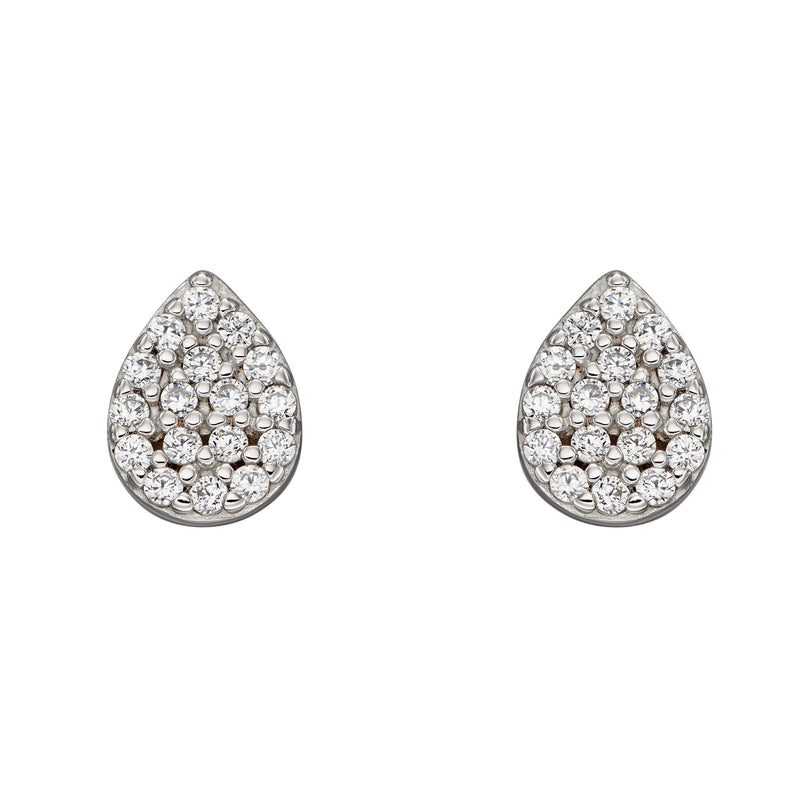 Beginnings Teardrop Cubic Zirconia Stud Earrings