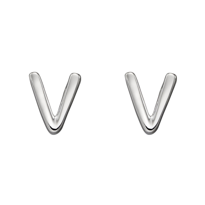 Beginnings Initial Stud Earrings