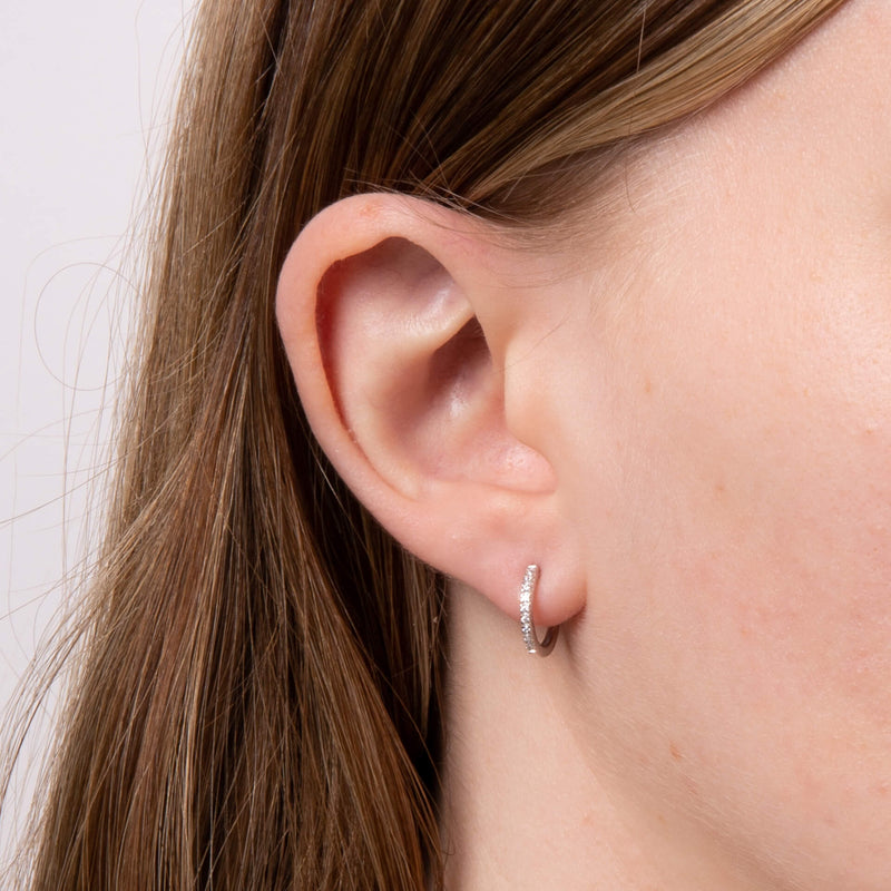 Beginnings Thin Hoop Earrings