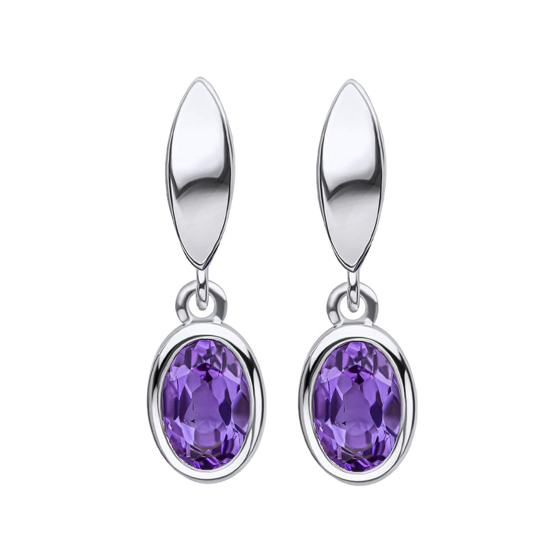 Beginnings Amethyst Drop Earrings