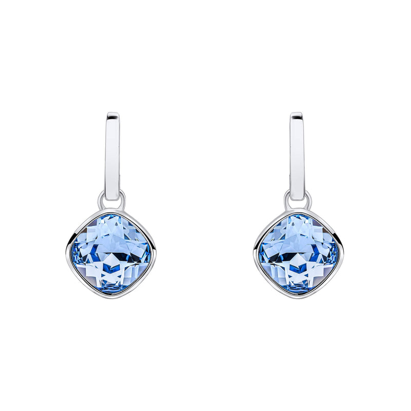 Beginnings Cushion Cut Crystal Drop Stud Earrings