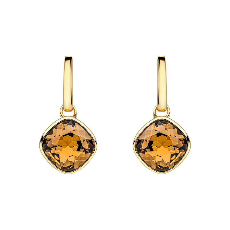 Beginnings Cushion Cut Crystal Drop Stud Earrings
