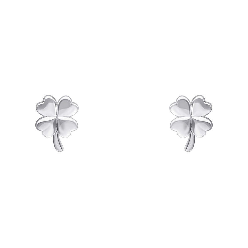 Beginnings Four Leaf Clover Stud Earrings