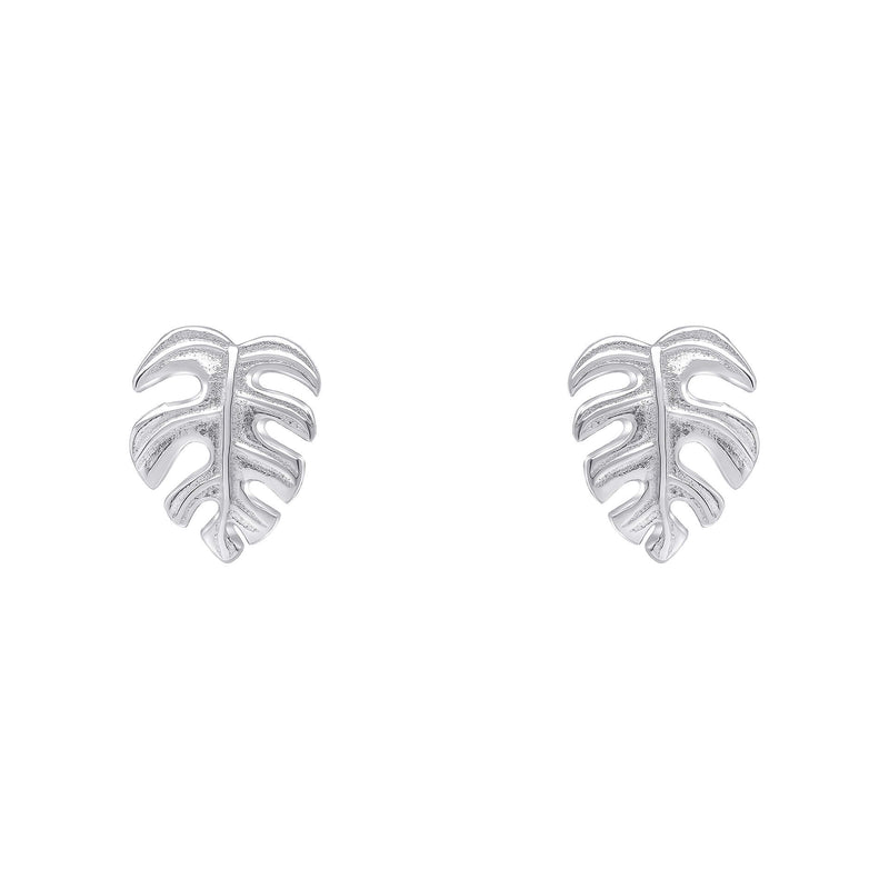 Beginnings Monstera Leaf Stud Earrings
