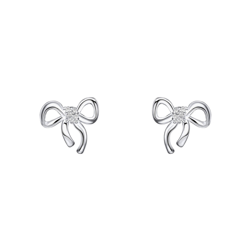 Laura Ashley Fashion Children’s Ribbon Bow Earrings