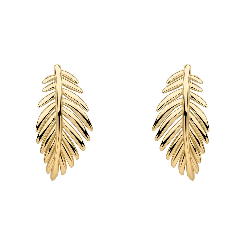 Laura Ashley Silver Marlbrook Leaf Earrings