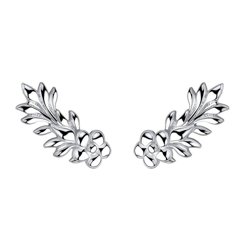 Laura Ashley Silver Naunton Folly Crawler Earrings