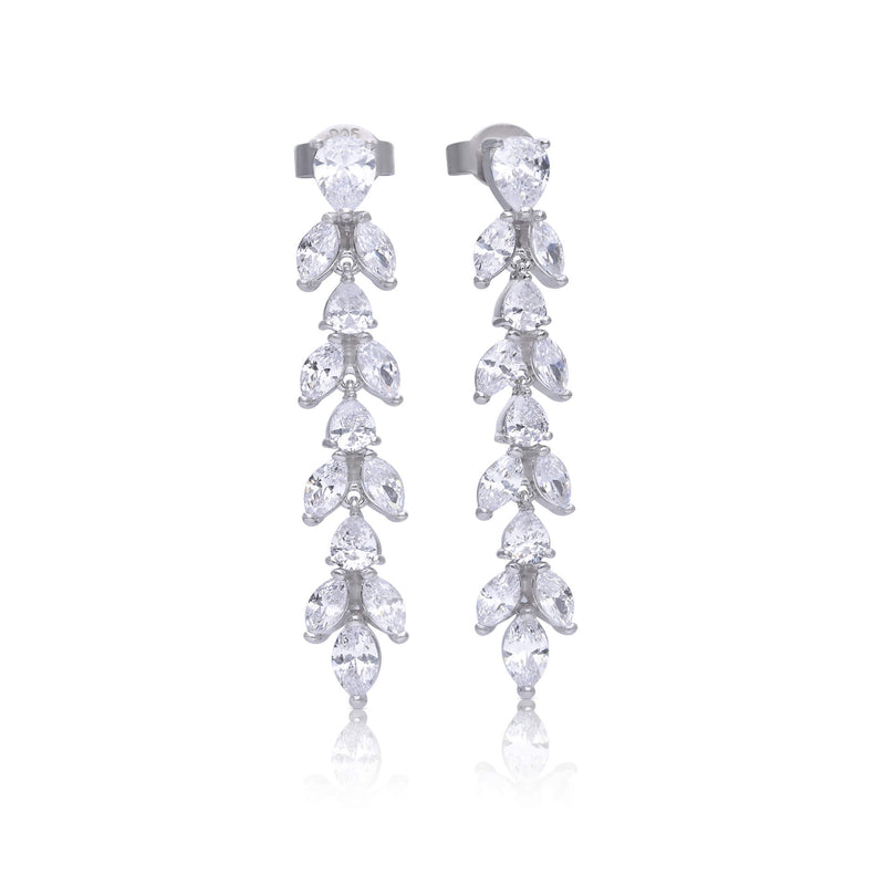 Diamonfire Vine Drop Earrings