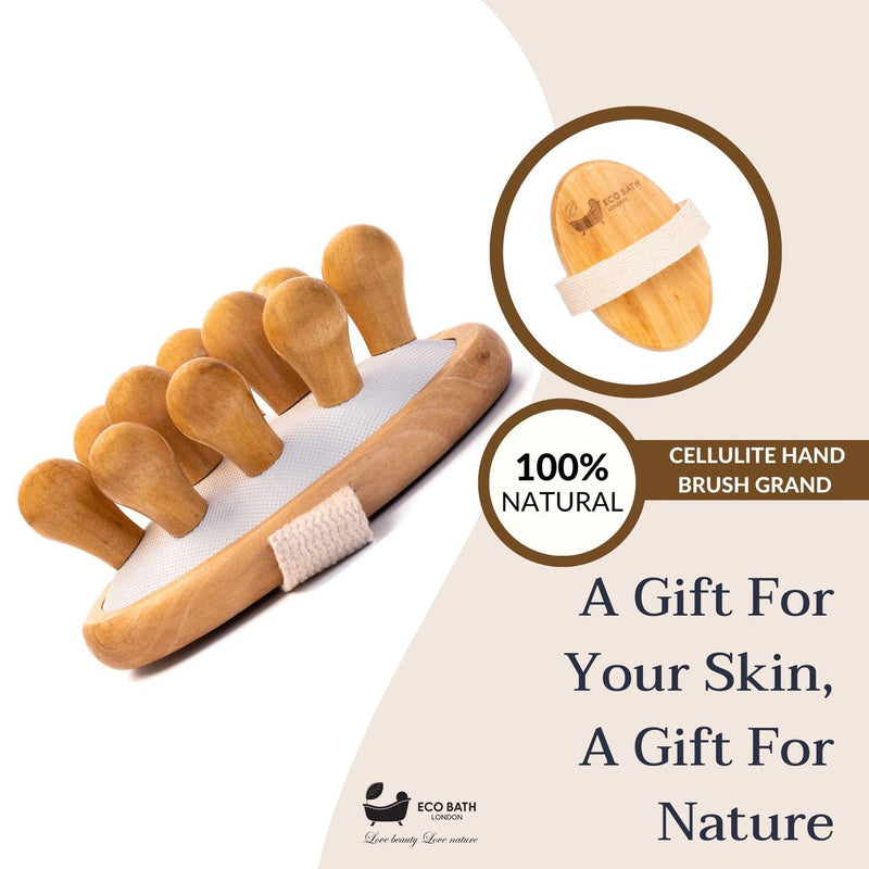 Eco Bath London Cellulite Hand Brush Grand - Cellulite Treatment Brush