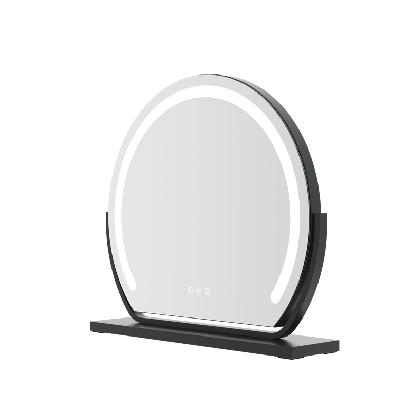 Elara LED Vanity Mirror Black