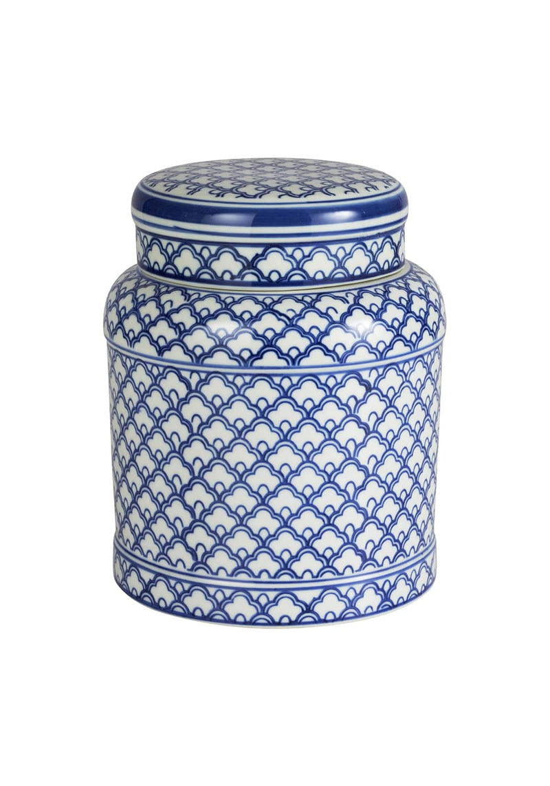 Eleanor Cobalt Trellis Canister - Small