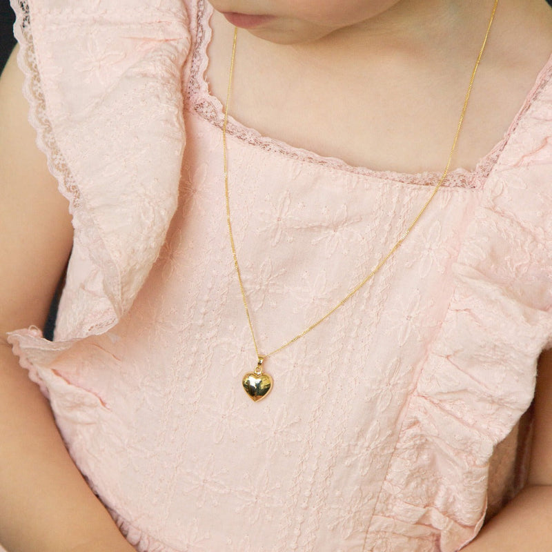 Elements Gold Small Heart Pendant