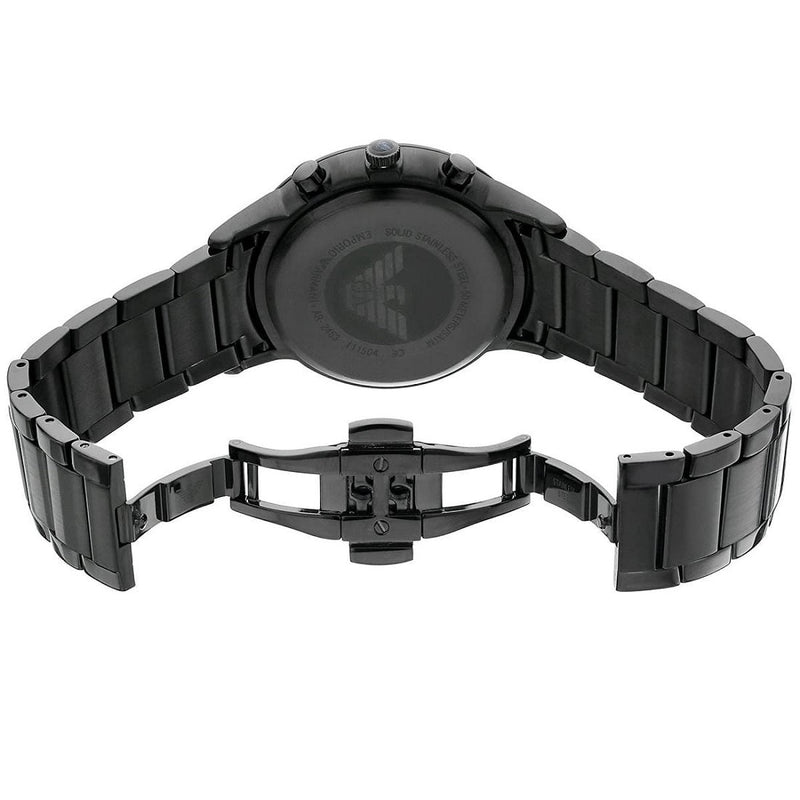 Emporio Armani AR2453 Renato Men's Blackout Watch