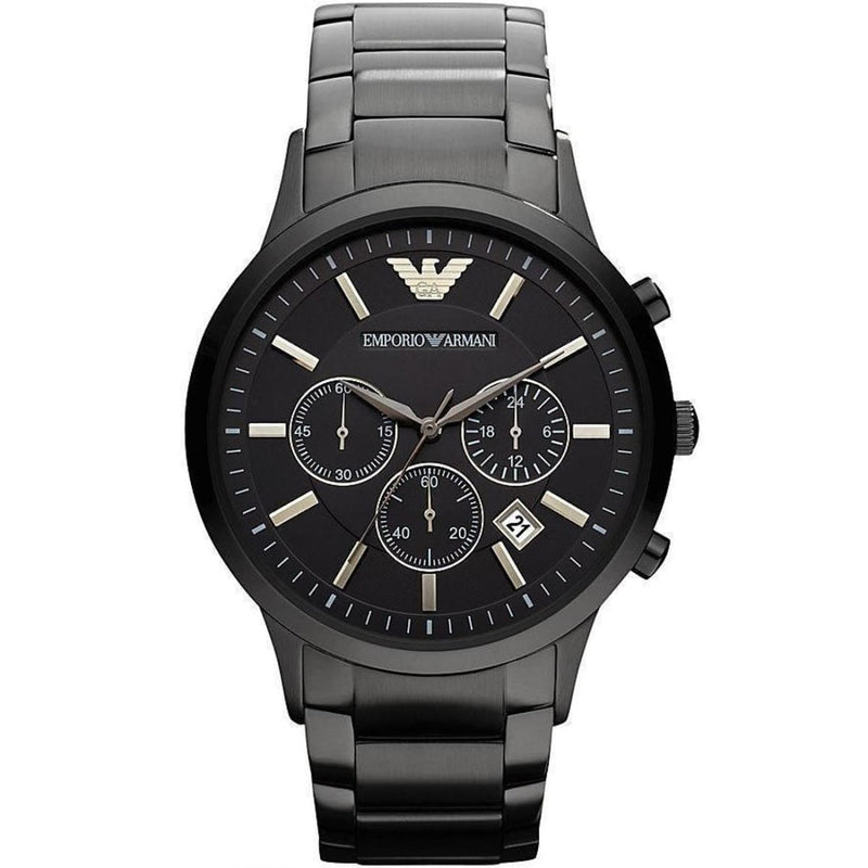 Emporio Armani AR2453 Renato Men's Blackout Watch