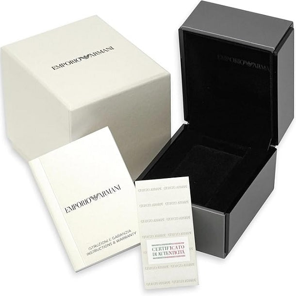 Emporio Armani AR1808 Luigi Men's Silver Mesh Watch