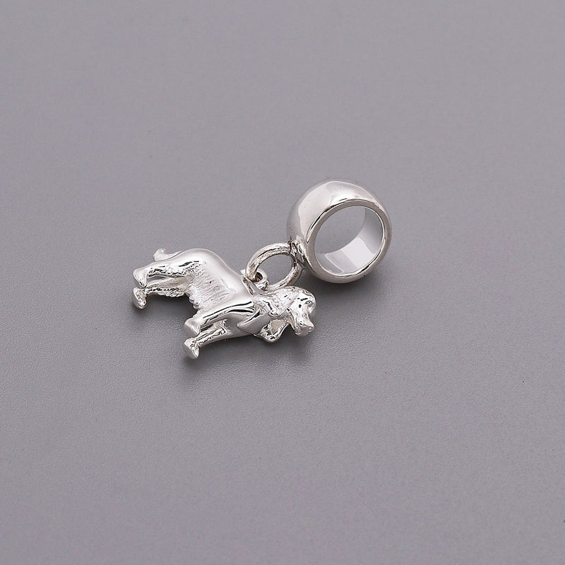 English Cocker Spaniel Silver Dog Charm