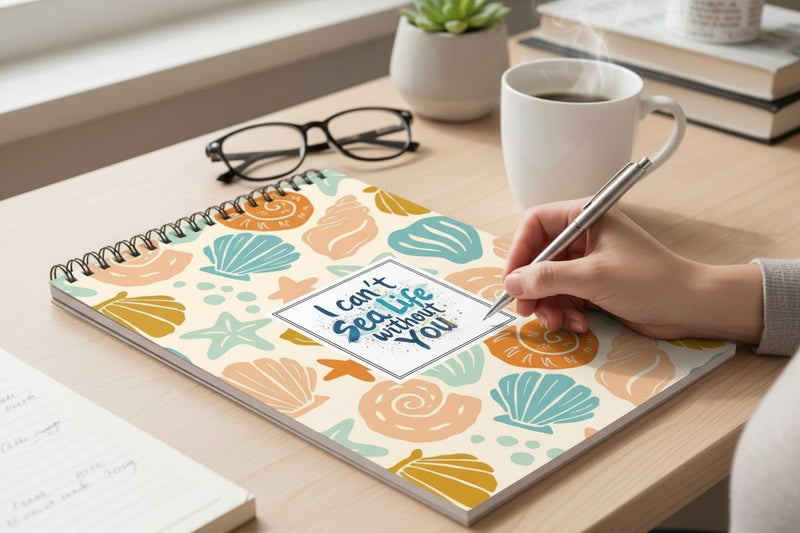 I Cant Sea Life Without You A5 Notepad
