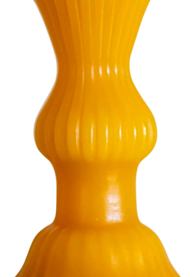Florence Pillar Candle 32cm - Ochre Set of 2