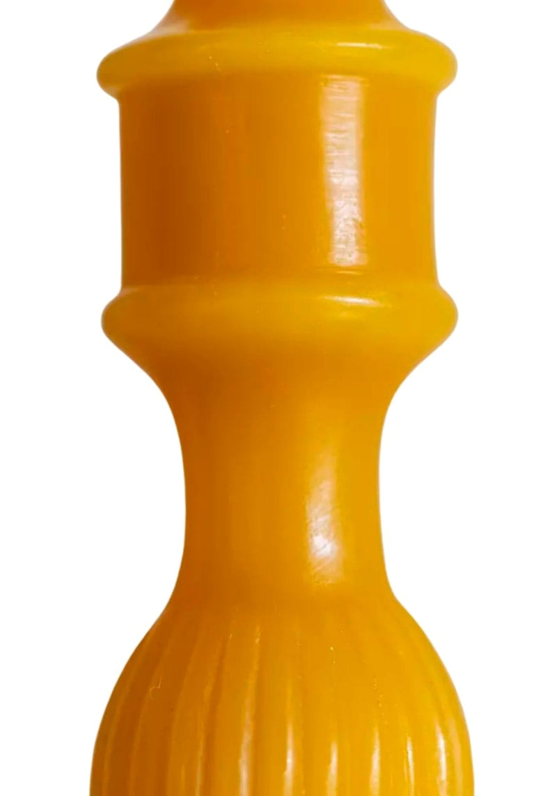 Florence Pillar Candle 32cm - Ochre Set of 2