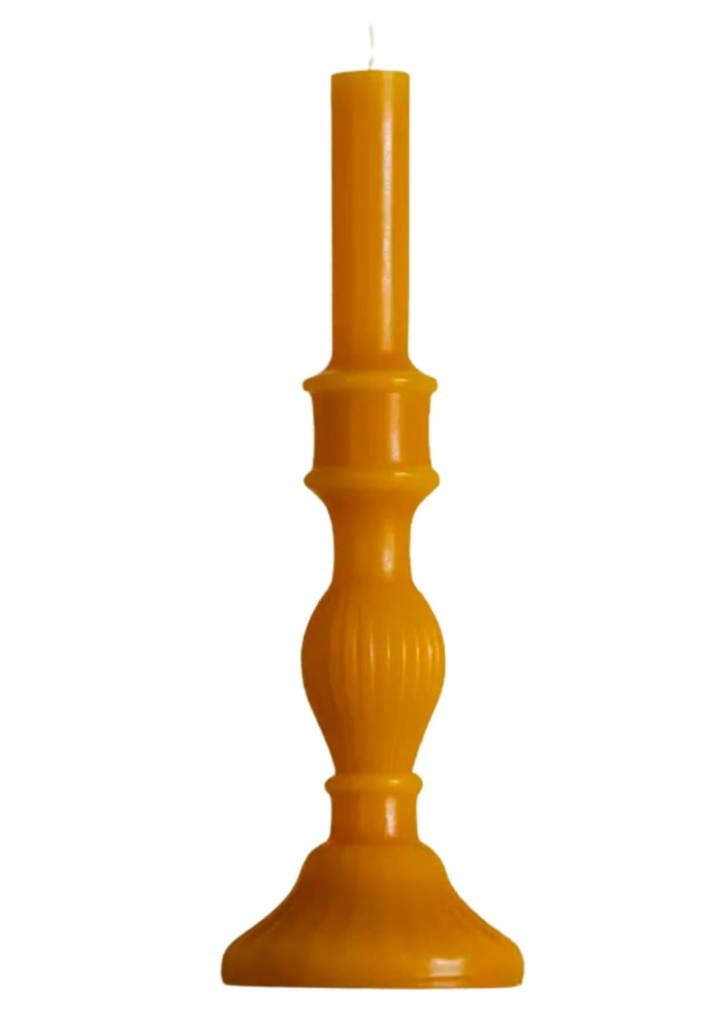 Florence Pillar Candle 32cm - Ochre Set of 2