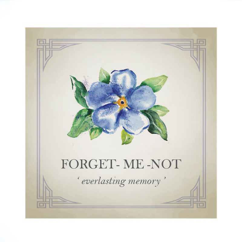 Forget-Me-Not Tiny Silver Stud Earrings