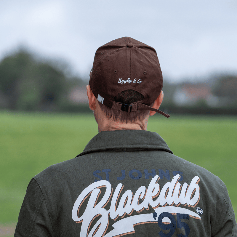 Brown 'Aviation' Diamond Trucker Hat