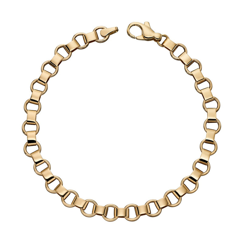 Elements Gold Circle Link Bracelet