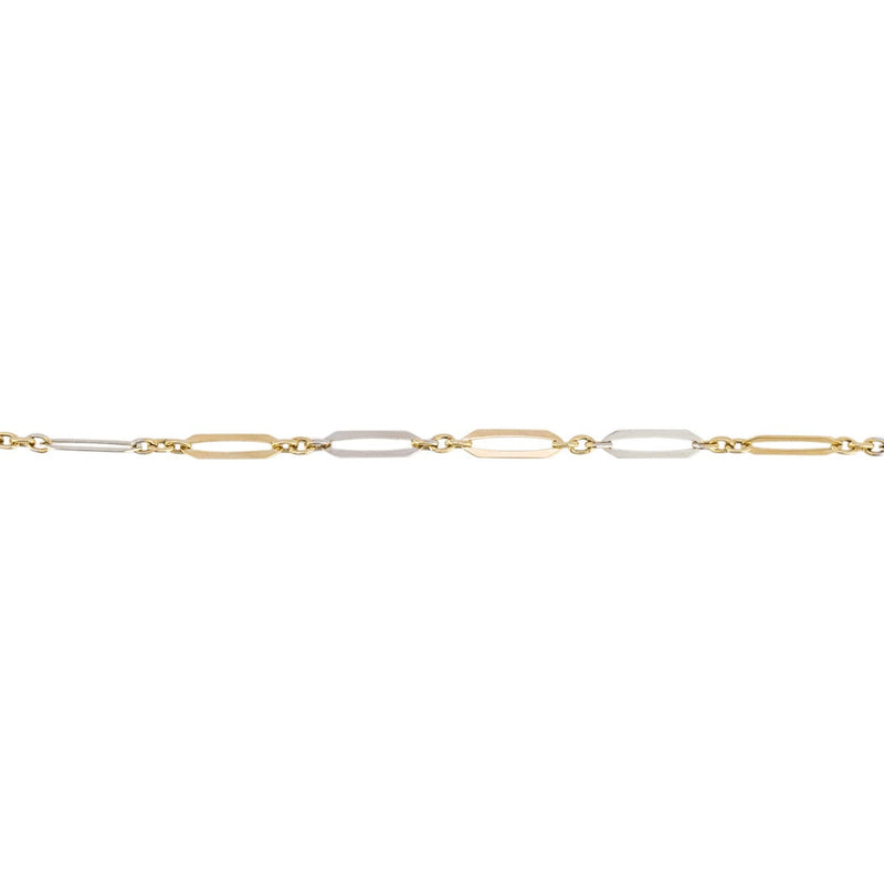 Elements Gold Elongated Link Bracelet