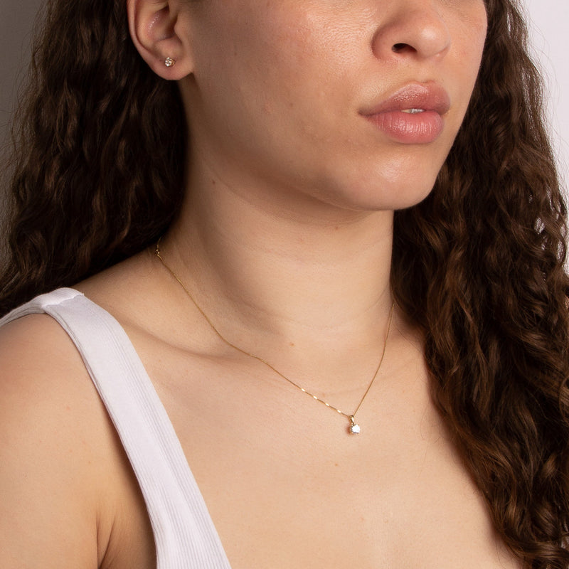 Elements Gold Birthstone Stud Earrings
