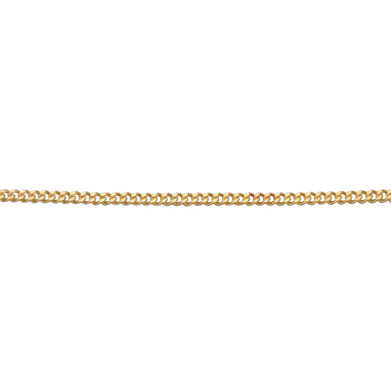 Elements Gold 0.6mm Curb Chain 46cm