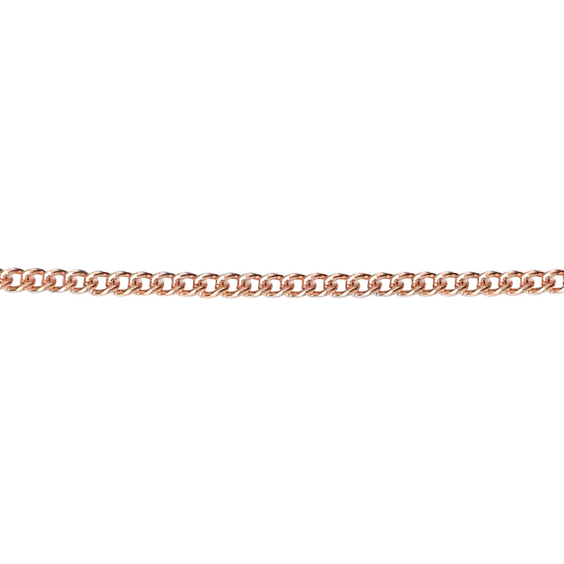 Elements Gold 0.8mm Diamond Cut Curb Chain 41cm-46cm