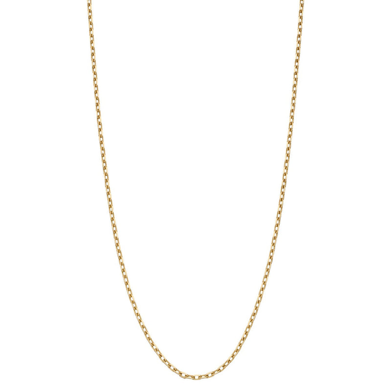 Elements Gold 0.7mm Diamond Cut Trace Chain 56cm-61cm