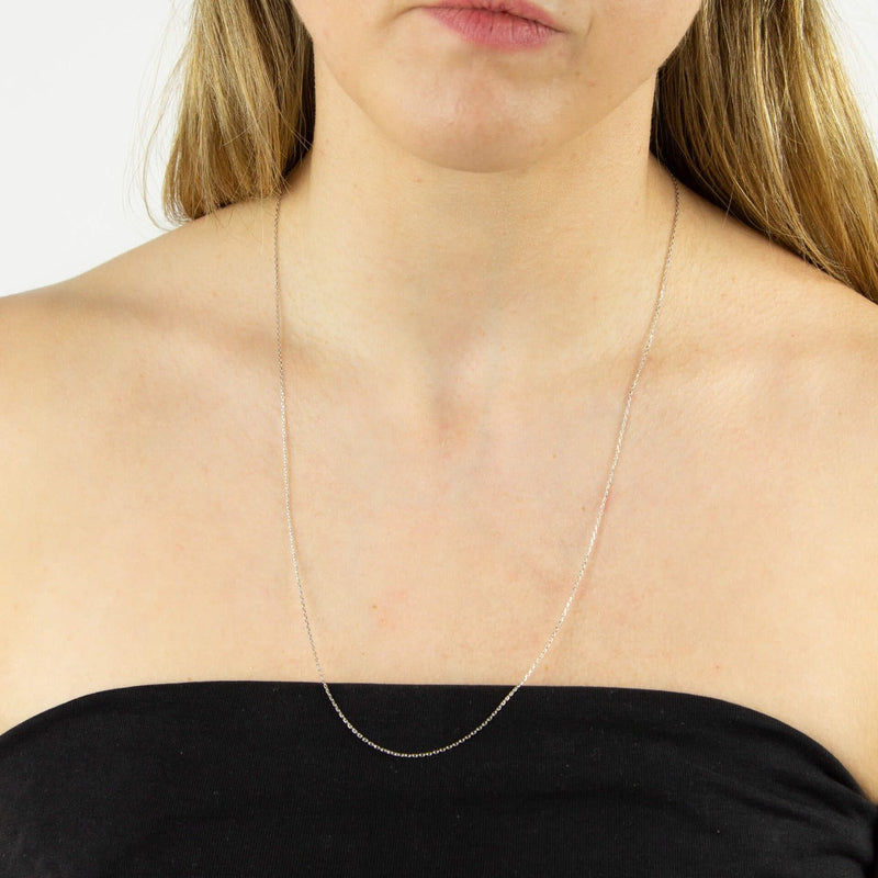 Elements Gold 0.7mm Diamond Cut Trace Chain 56cm-61cm